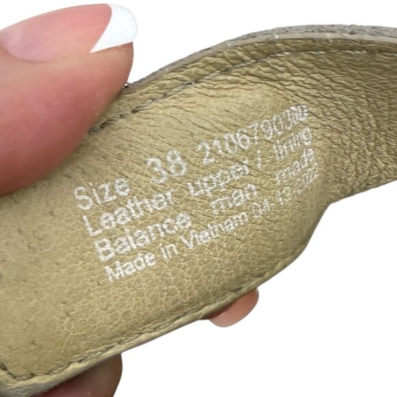 DANSKO Dayna Vibram Gray Suede Slide Sandals shoes Women’s Size 38 US 8 - Picture 8 of 10